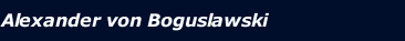 Alexander von Boguslawski